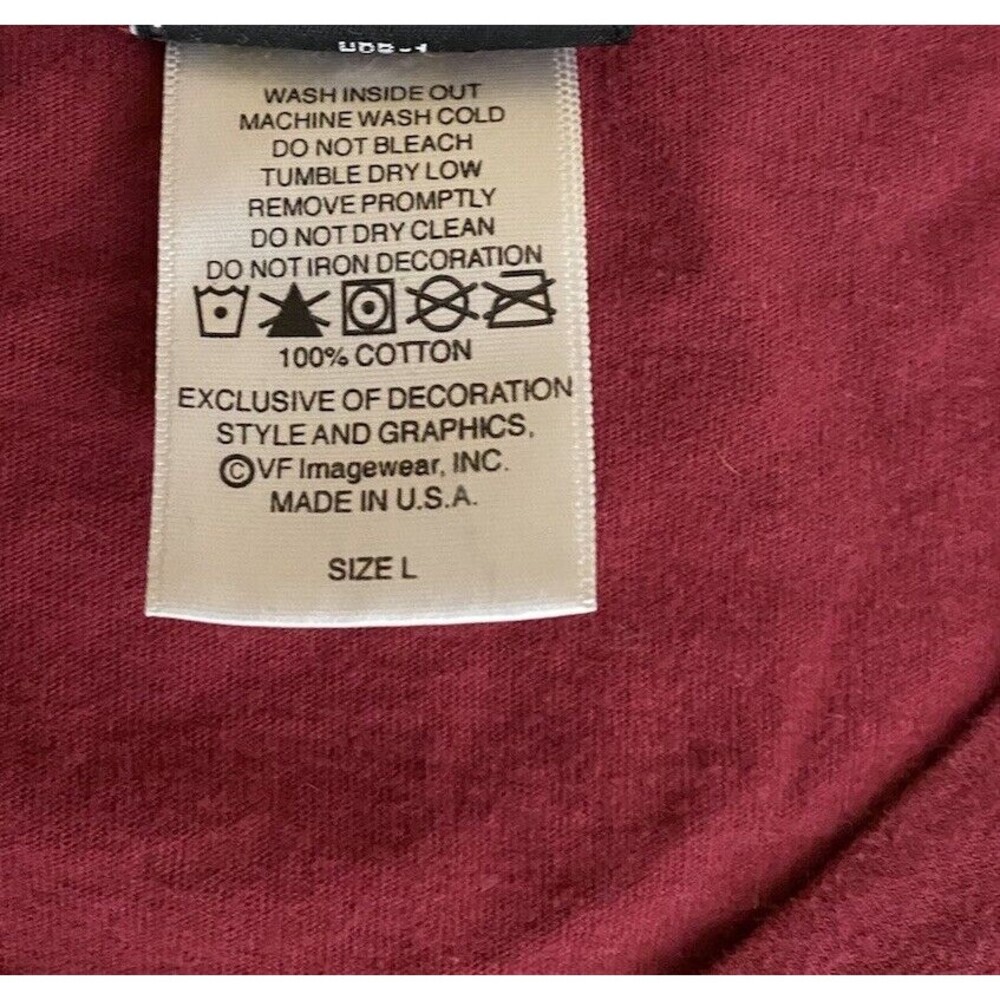 Vintage Harley Davidson York PA USA Made Women’s Red Long Sleeve Top Size Large - Picture 14 of 16